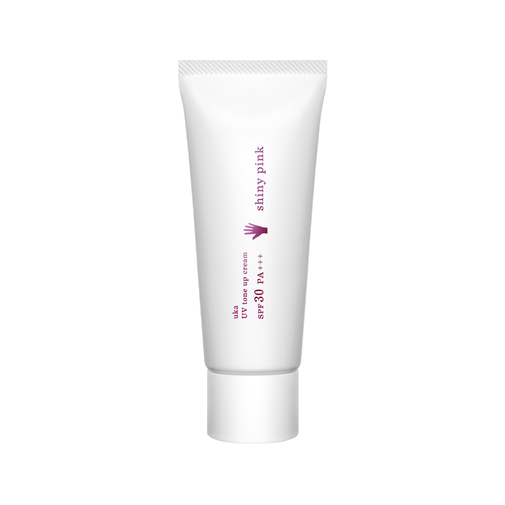 uka UV tone up cream shiny pink