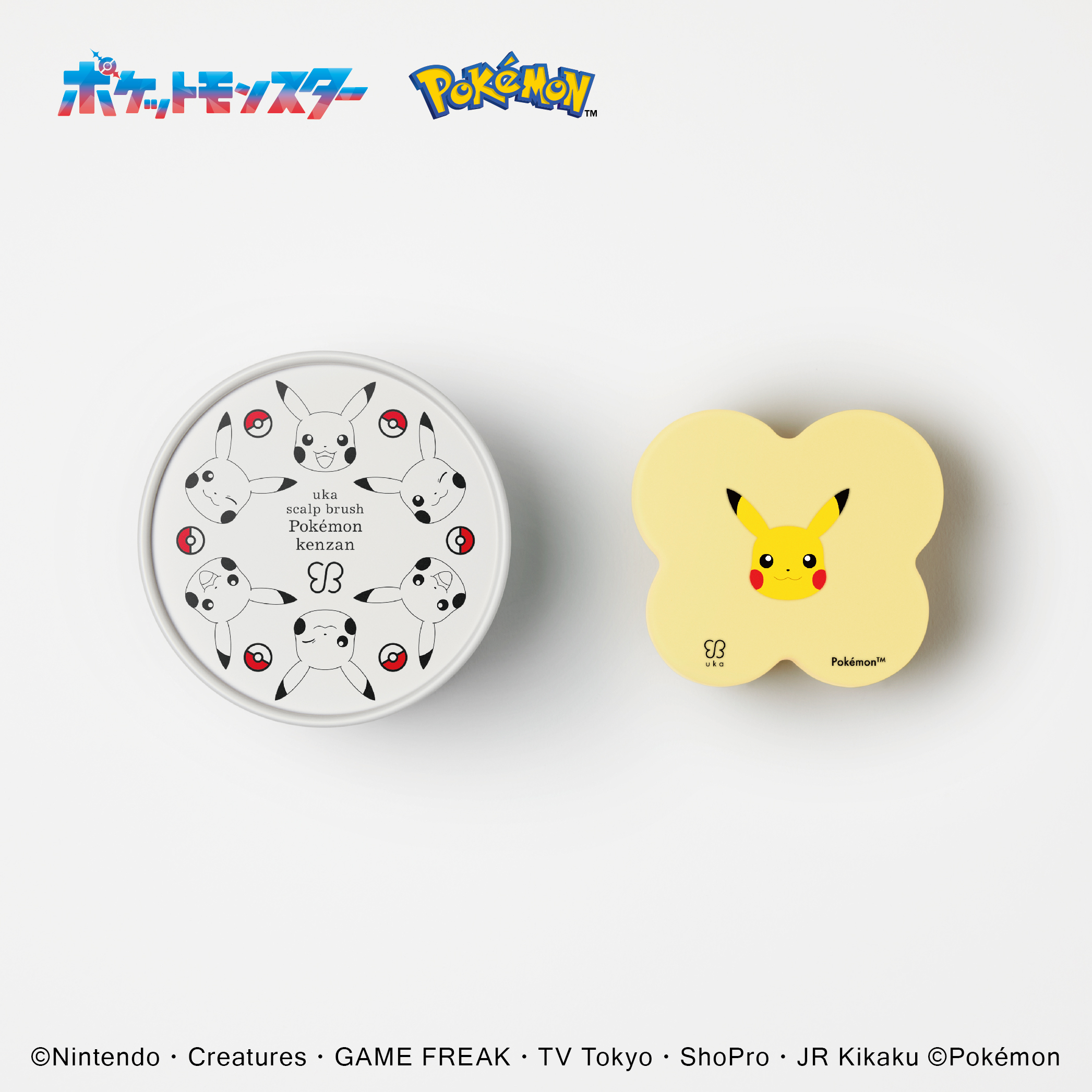 uka scalp brush Pokémon kenzan Pikachu