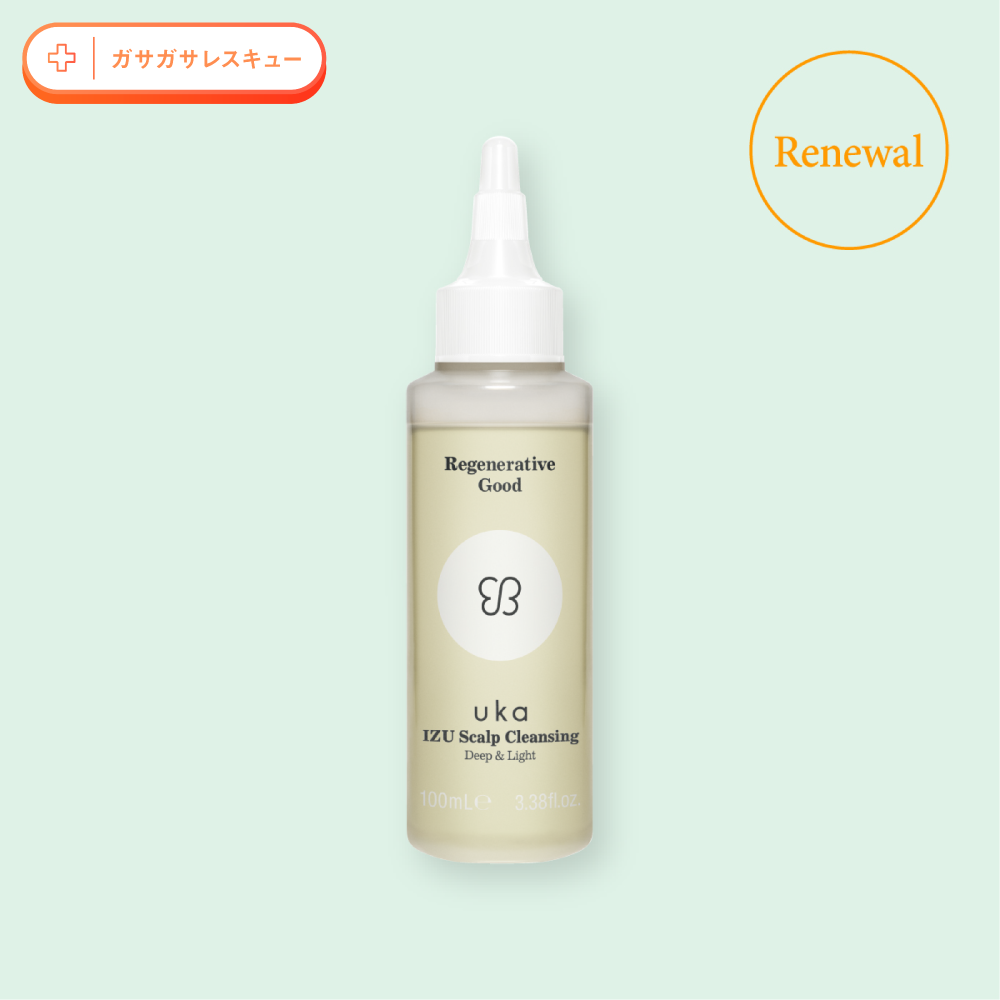 uka IZU Scalp Cleansing Deep & Light 100mL Bottle