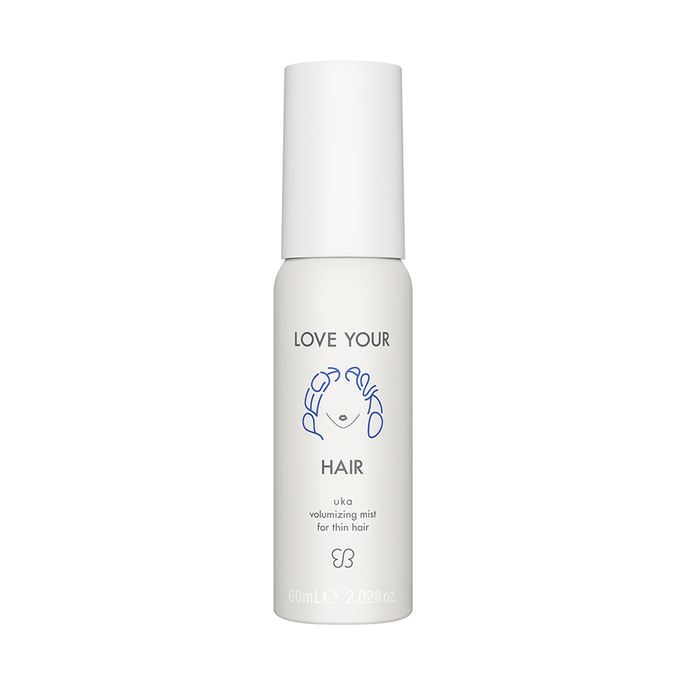 uka LOVE YOUR PECHANKO HAIR volumizing mist for thin hair