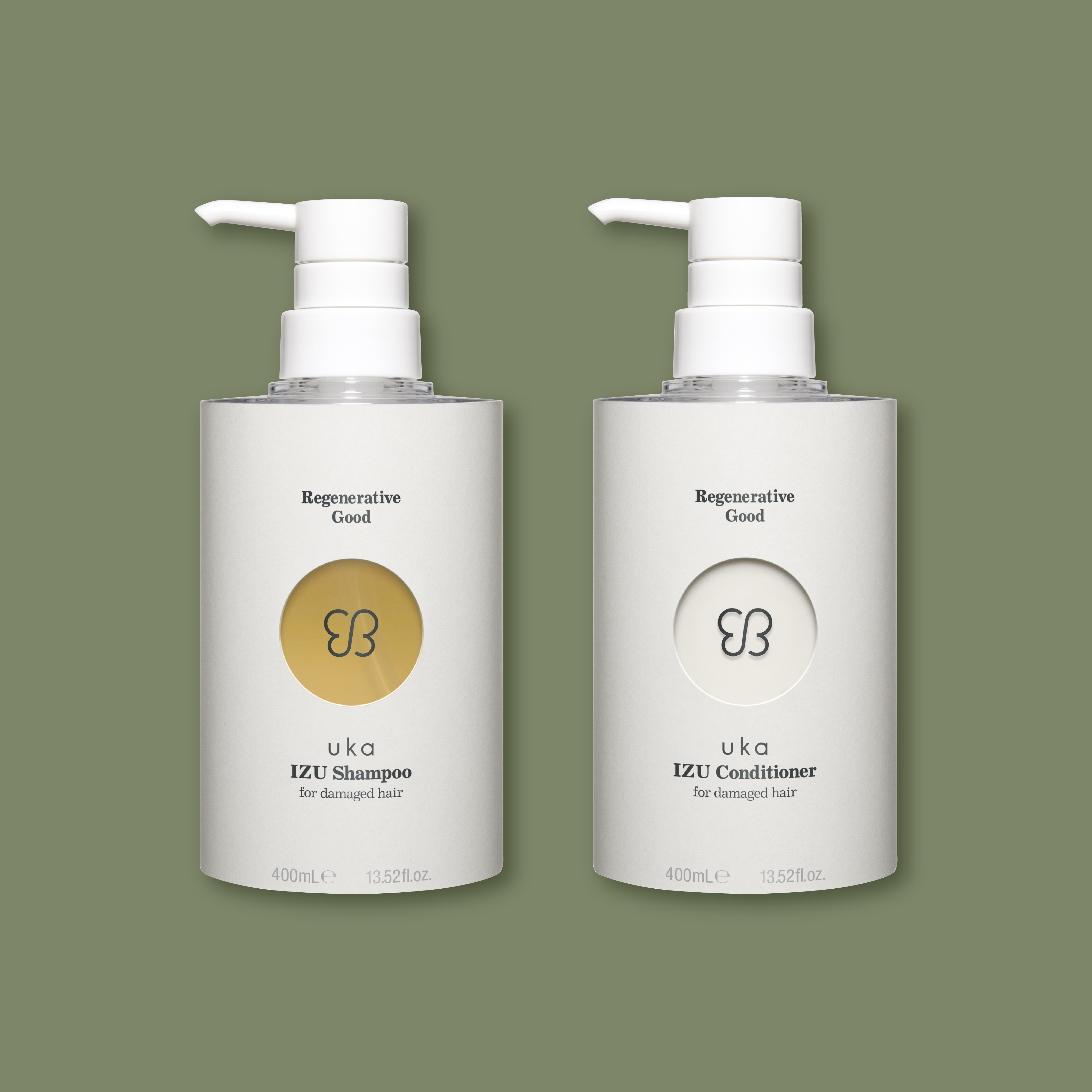 uka IZU Shampoo&Conditioner for damaged hair set