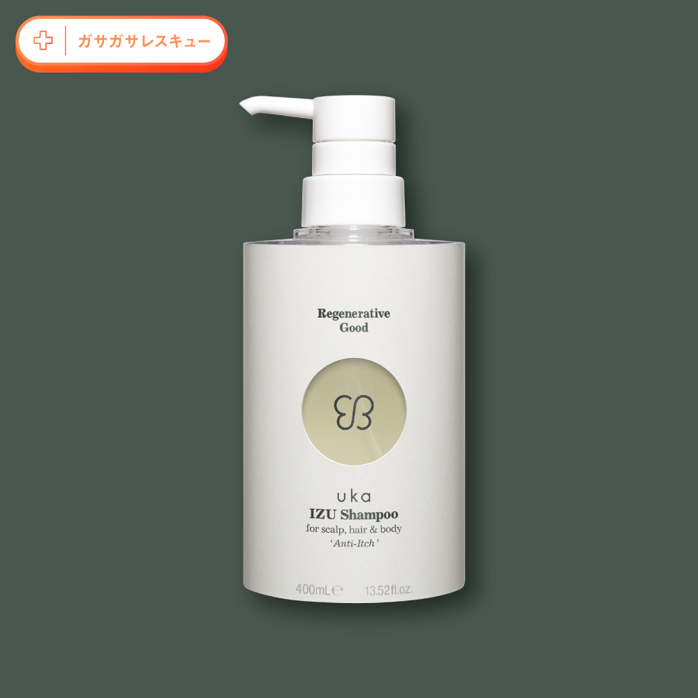 uka IZU Shampoo for scalp,hair&body 'Anti-Itch' 400mL Bottle