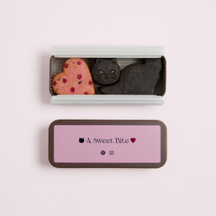 もうすぐバレンタイン。ukafeから新たな装いの猫クッキーが登場画像