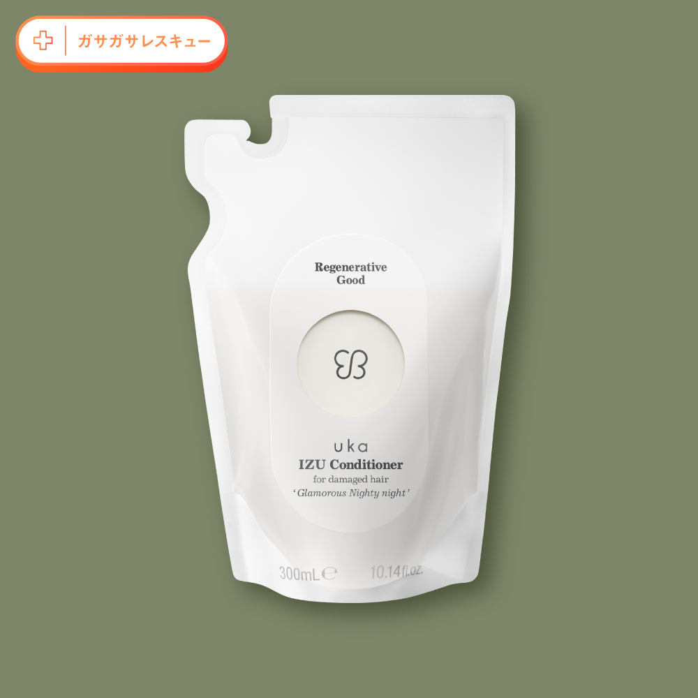 uka IZU Conditioner for damaged hair 'Glamorous Nighty night' 300mL Refill