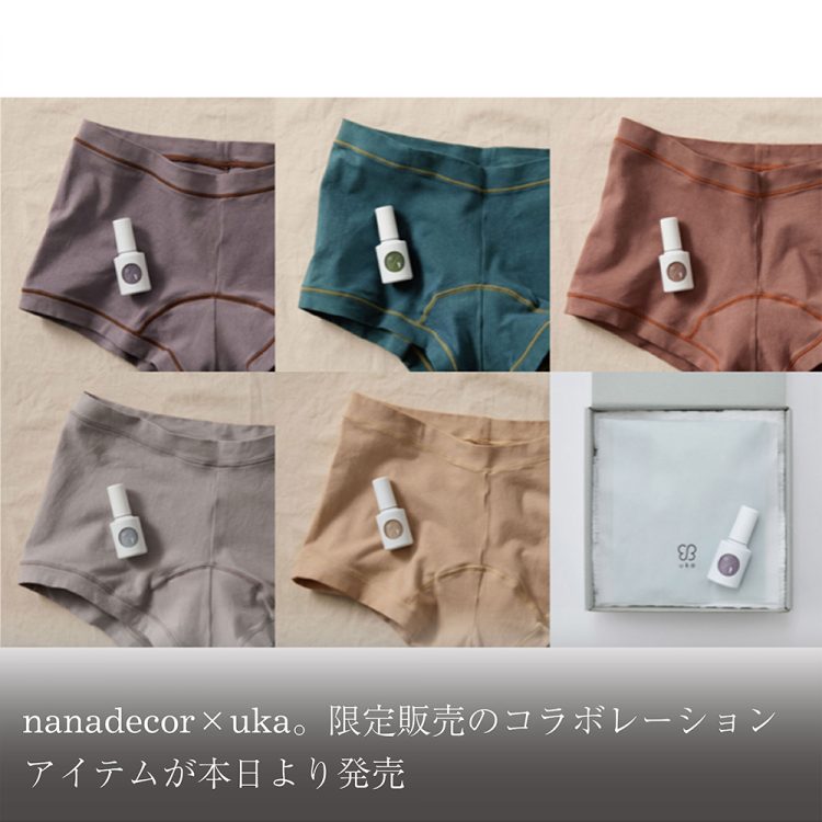 nanadecor×uka。限定販売のコラボレーションアイテムが本日より発売画像