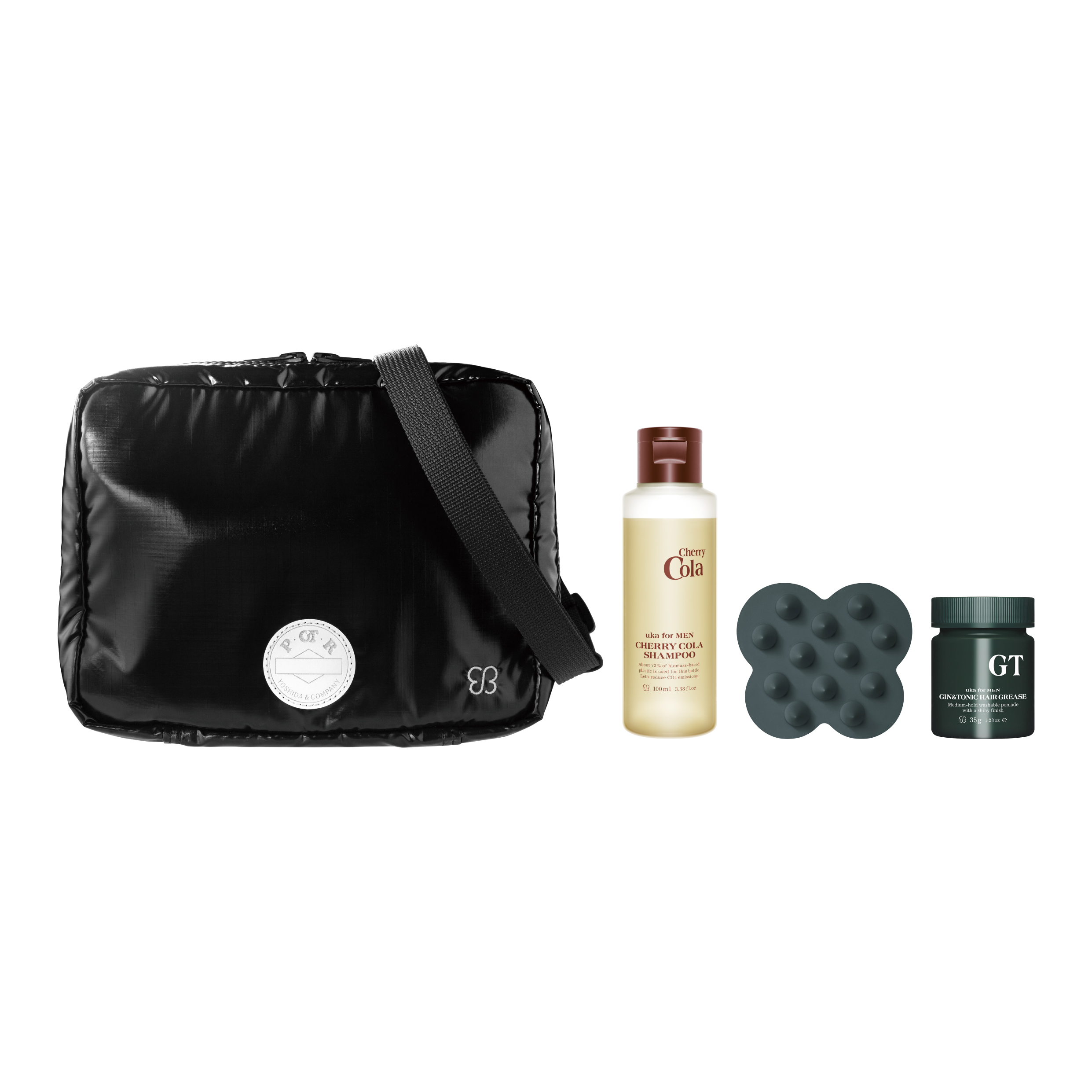 uka for MEN x POTR GROOMING 2WAY POUCH KIT
