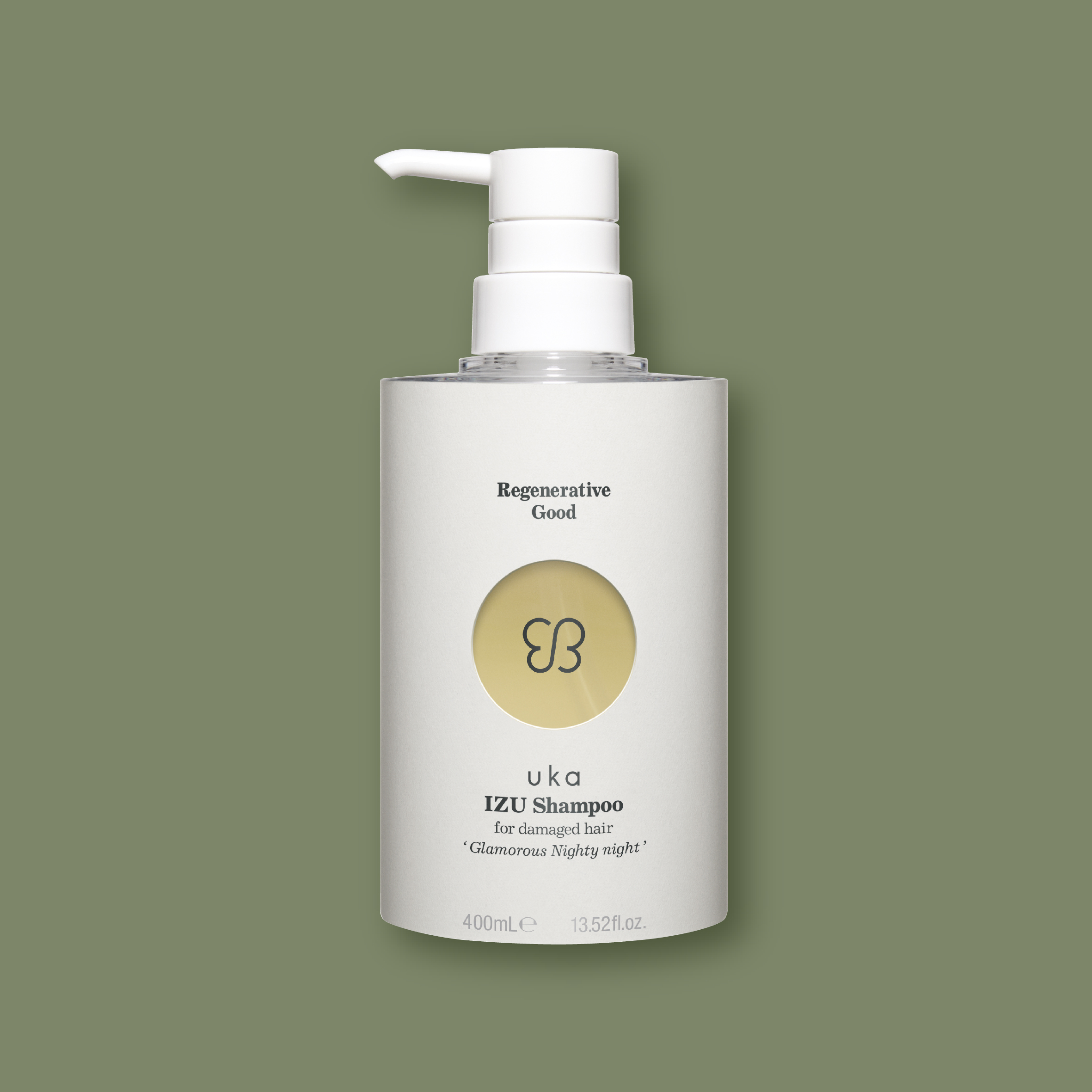 uka IZU Shampoo for damaged hair 'Glamorous Nighty night' 400mL Bottle