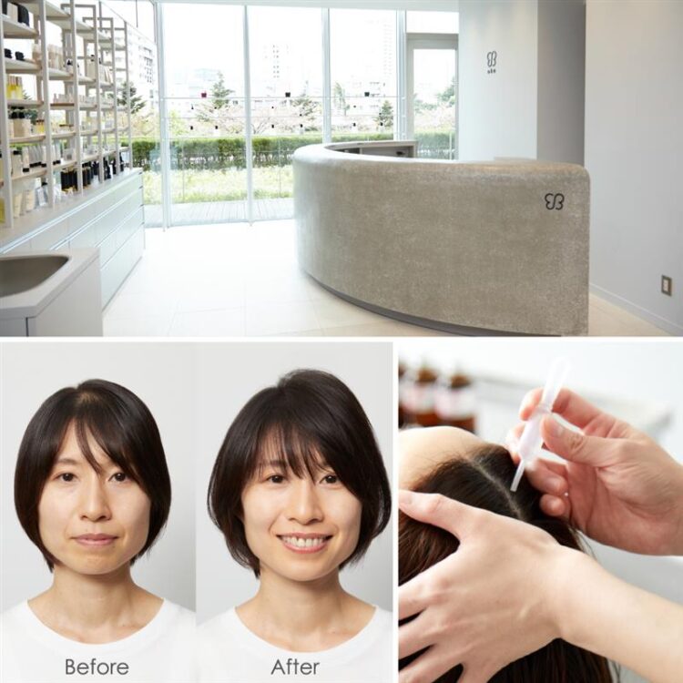 ヘアグロースで抜け毛が増えるこの季節に頭皮ケアを!画像