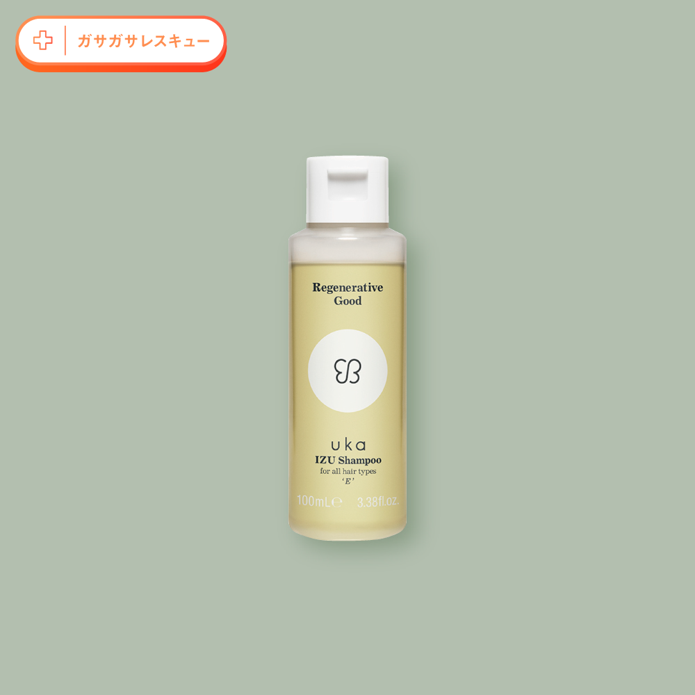 uka IZU Shampoo for all hair types 'E' 100mL Bottle