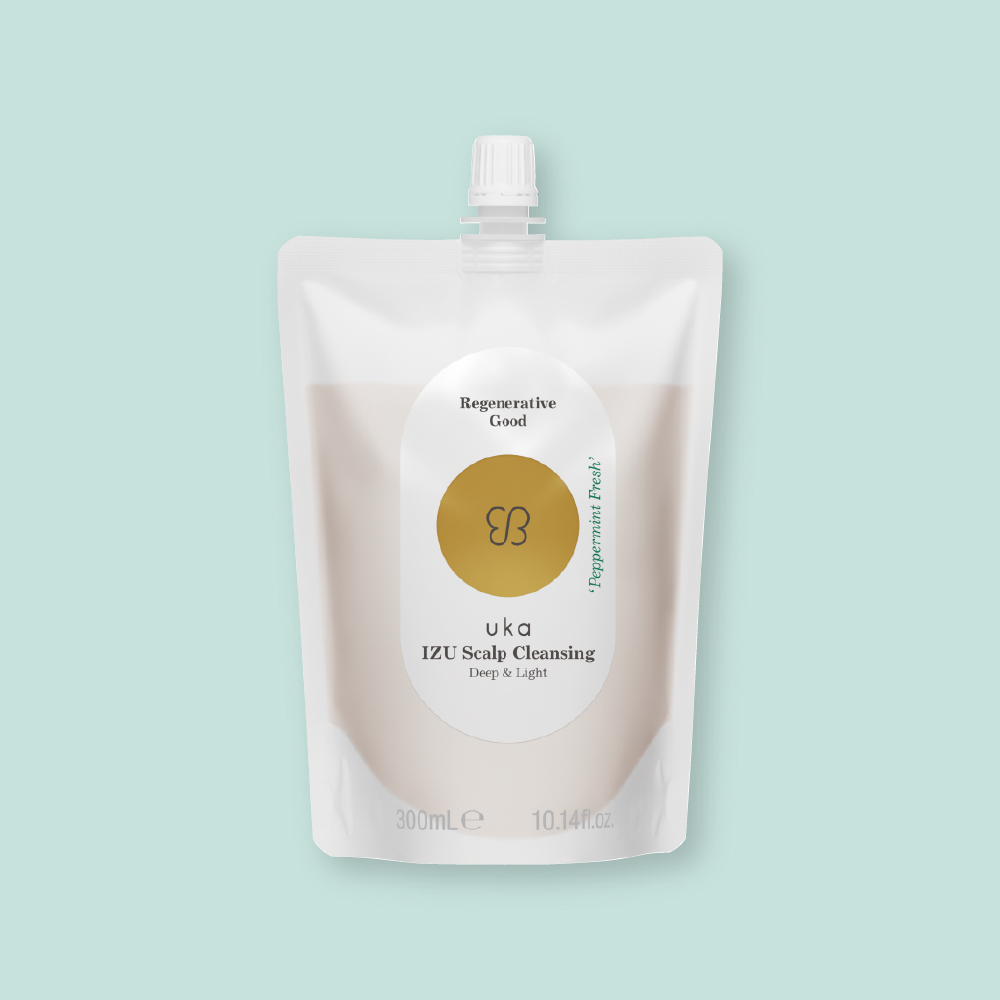 uka IZU Scalp Cleansing Deep & Light ‘Peppermint Fresh’ 300mL Refill