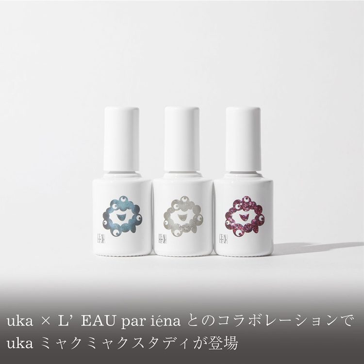 uka × L’EAU par iénaとのコラボレーションで uka ミャクミャクスタディが登場画像