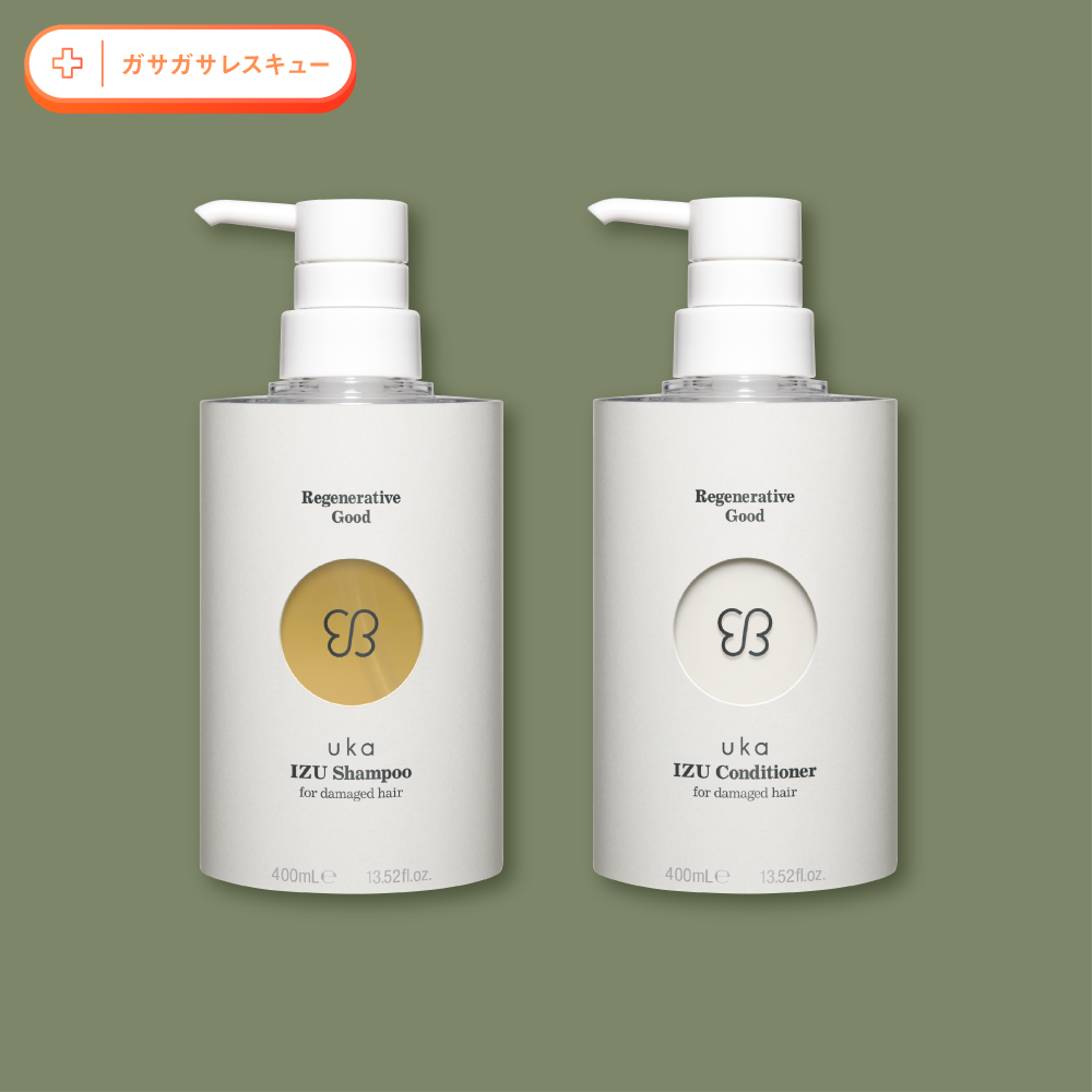 uka IZU Shampoo&Conditioner for damaged hair set