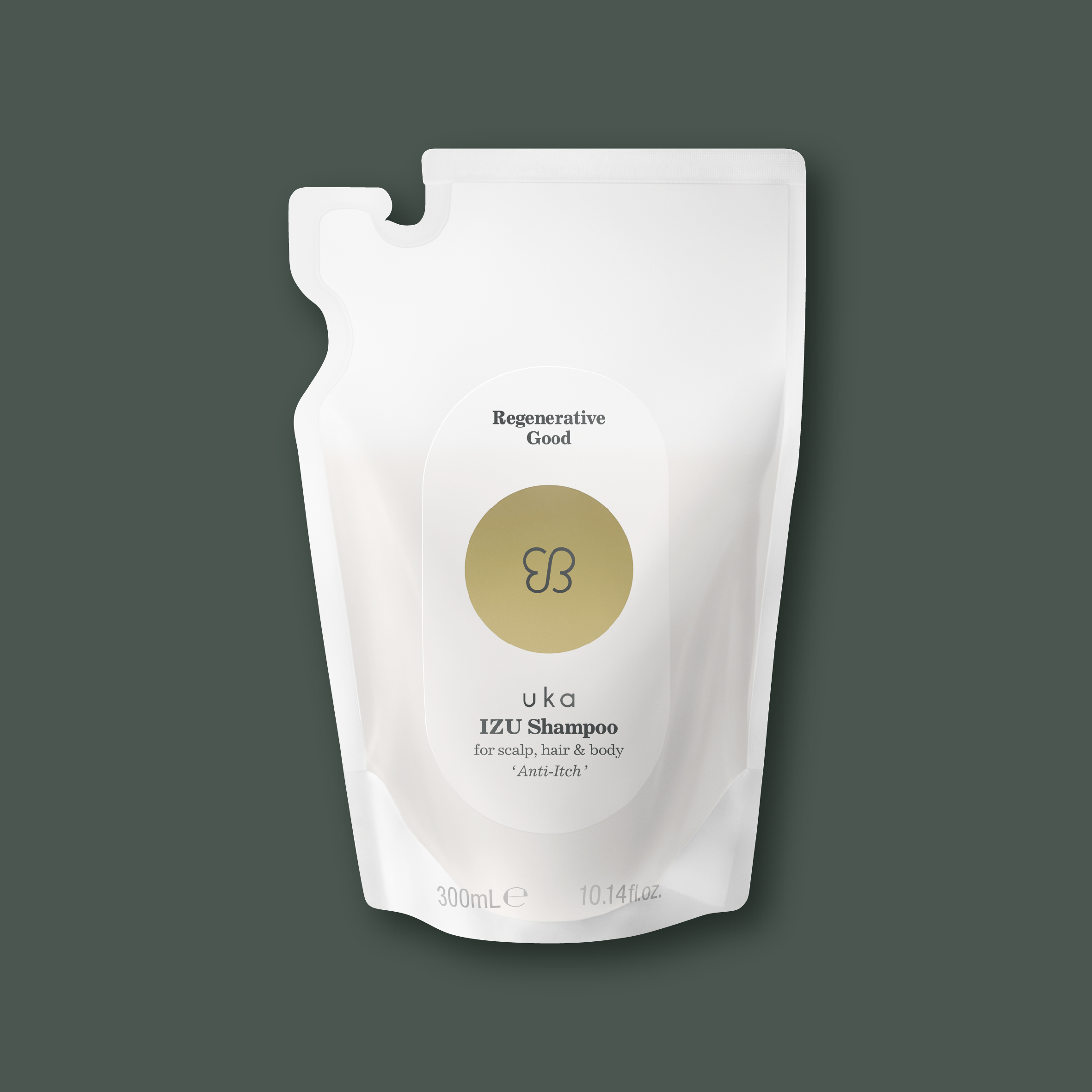 uka IZU Shampoo for scalp,hair&body 'Anti-Itch' 300mL Refill