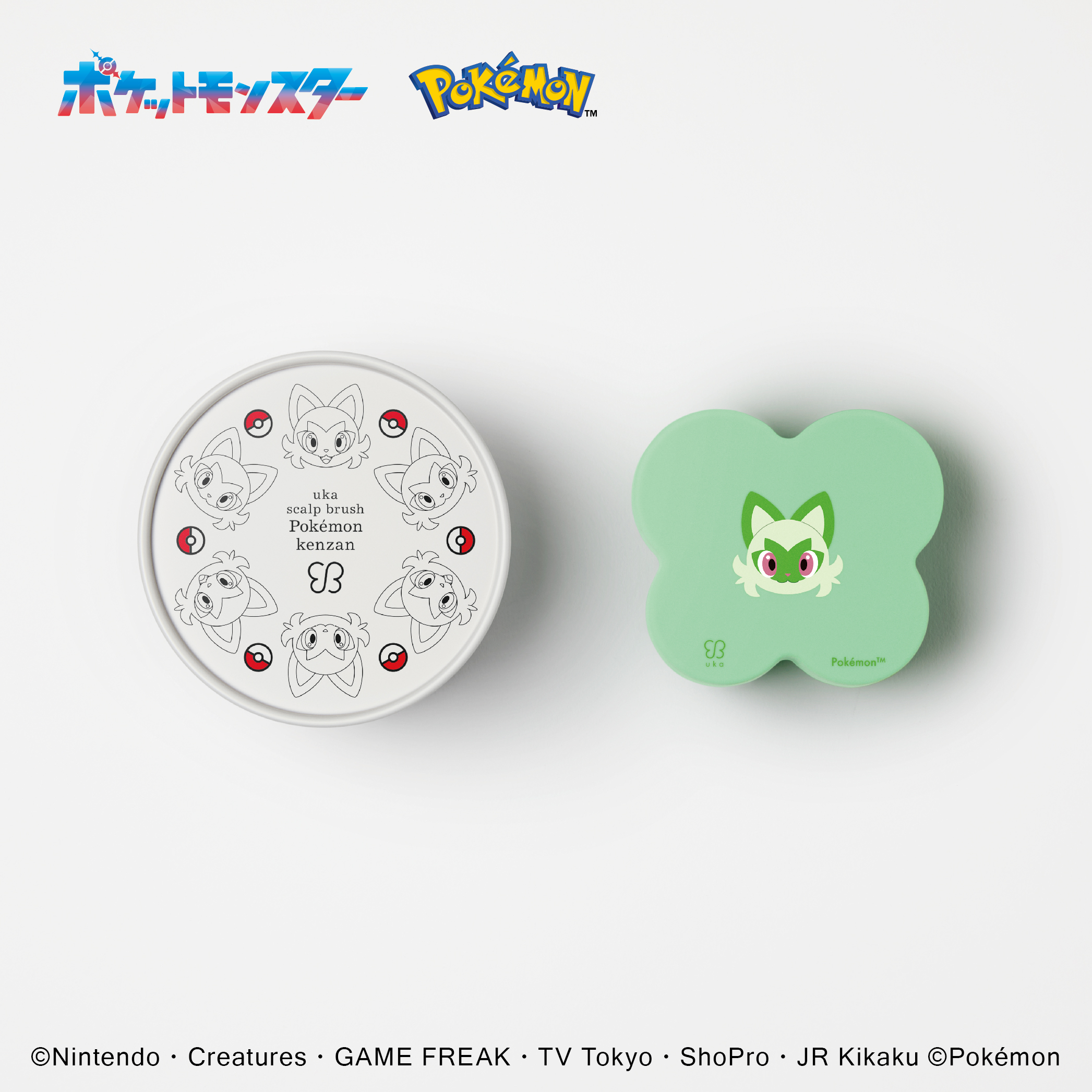 uka scalp brush Pokémon kenzan Nyahoja