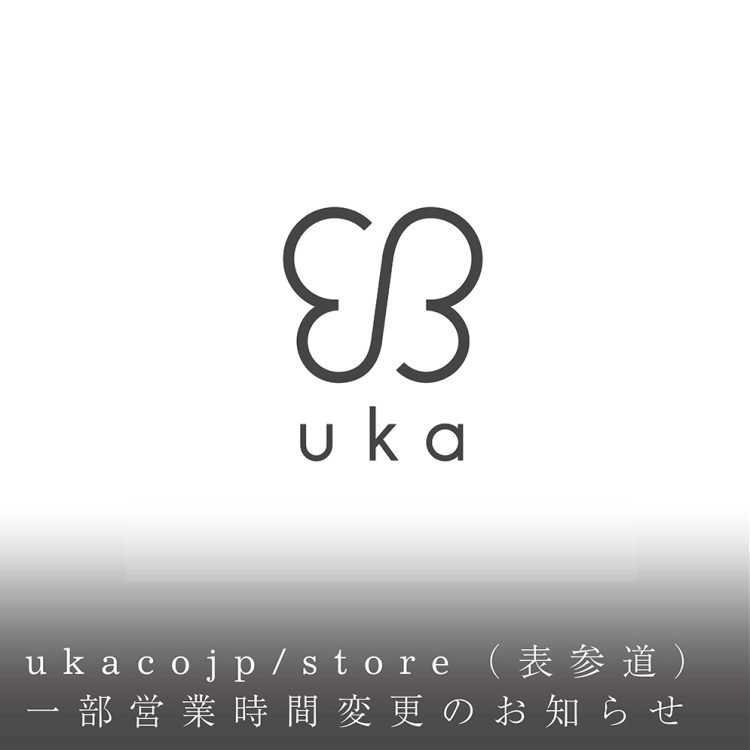 ukacojp/store(表参道) 一部営業時間変更のお知らせ画像