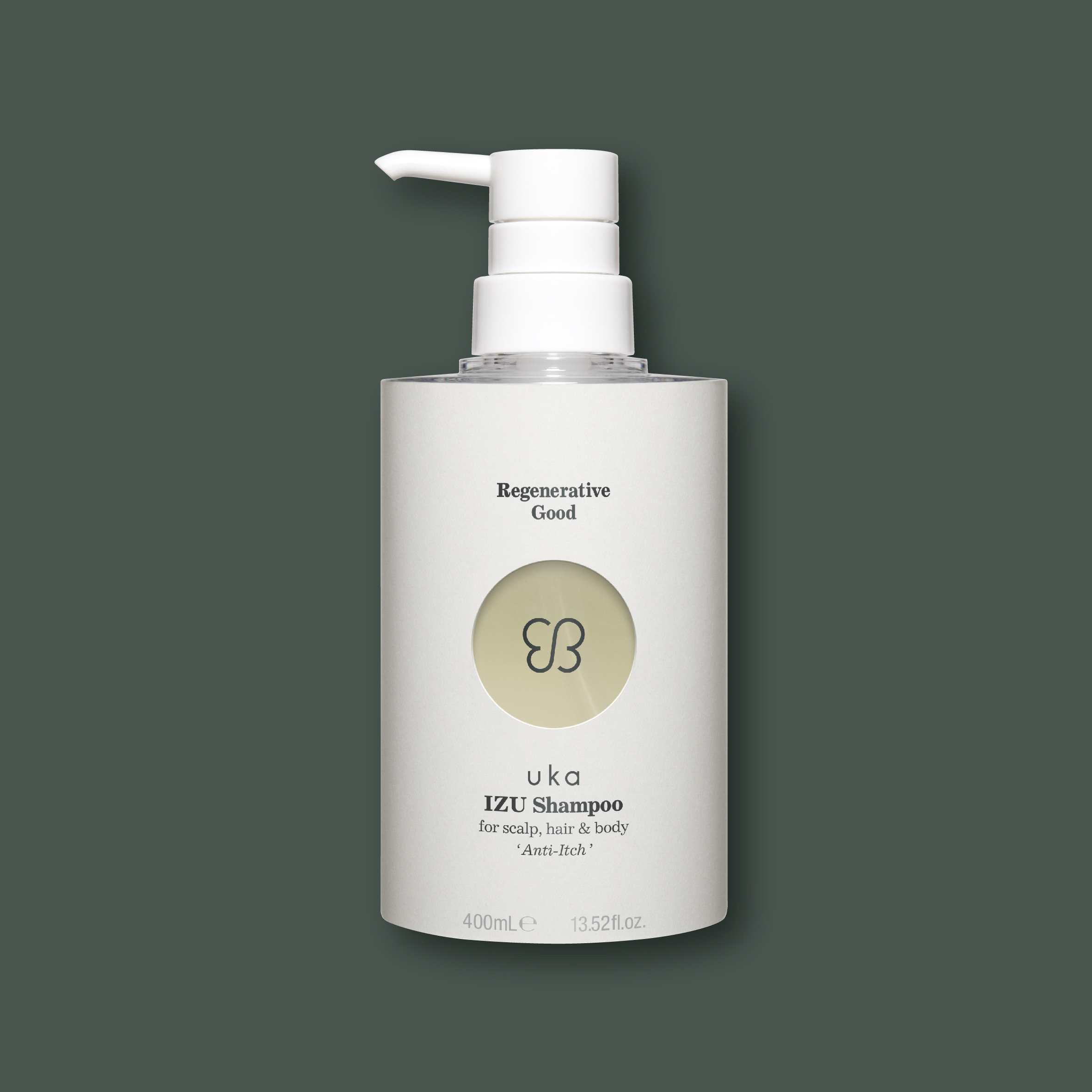 uka IZU Shampoo for scalp,hair&body 'Anti-Itch' 400mL Bottle