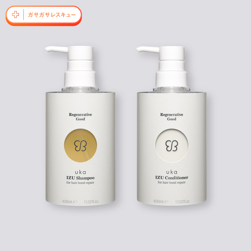 uka IZU Shampoo&Conditioner for hair bond repair set