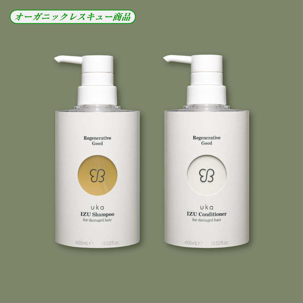 uka IZU Shampoo&Conditioner for damaged hair set