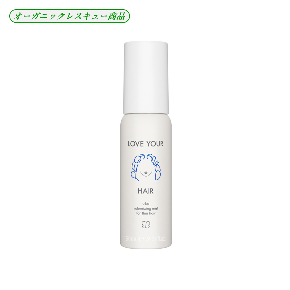 uka LOVE YOUR PECHANKO HAIR volumizing mist for thin hair
