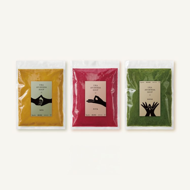 uka×DELIFAS!×Ayurda。旬の食材を使用したuka AYURVEDA WINTER SOUPが数量限定で発売！画像