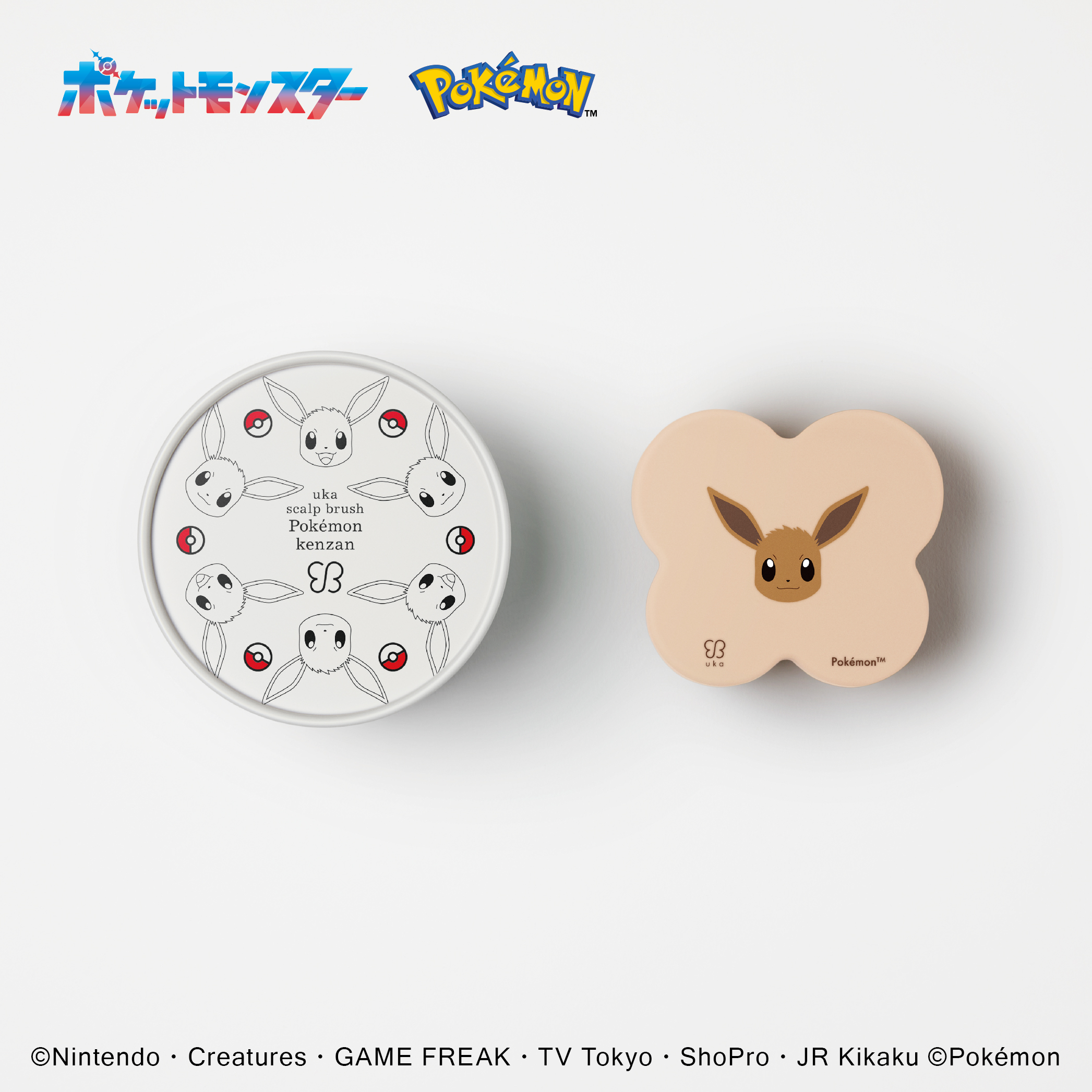 uka scalp brush Pokémon kenzan Eievui