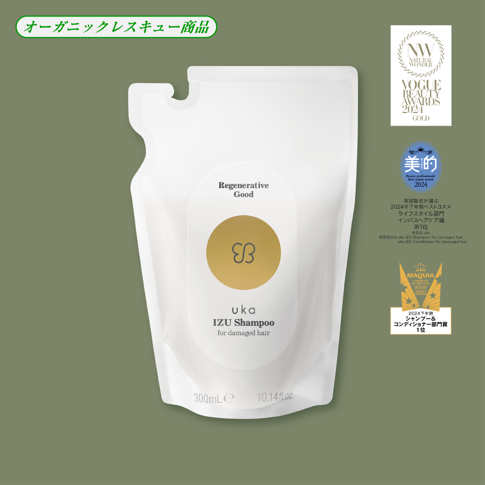 uka IZU Shampoo for damaged hair  300mL Refill