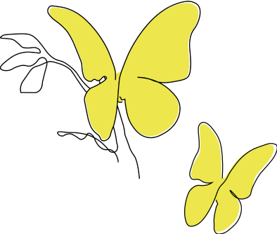 ukaの蝶のシンボル